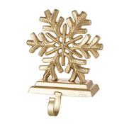 Gold Snowflake Christmas Stocking Hanger image