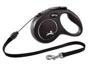 Flexi Classic Cord Lead Black Medium 5m image