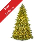 7.5 Foot Pre-Lit Westbury Spruce Artificial Christmas Tree – 800 Warm White LEDs image