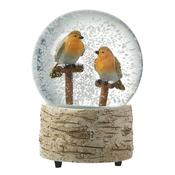 Robin Christmas Snow Globe image