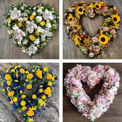 Funeral Heart Tribute Made With The Finest Flowers