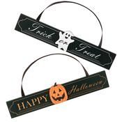 Trick or Treat Hanging Sign – Assorted Designs image