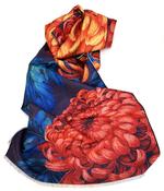 Chrysanthemum Lux Print Scarf image
