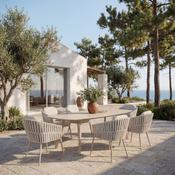 Eva 6 Seat Dining Set with Manolo Table image