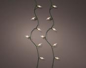 180 Warm White Vintage LED Lights – 17.9 m – Green Cable image