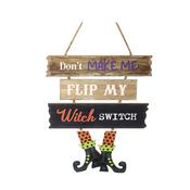 Flip My Witch Switch Hanging Sign image