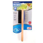 Ancol Wooden Handle Double Sided Brush