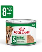 Royal Canin Mini Ageing 8+ Senior Wet Small Dog Food Cans In Loaf 195g