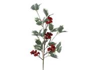 Holly Berry Spray Green/Red 68 cm Polyester image