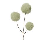 Deco Spray Faux Fur Pompon Sage Green 70 cm image