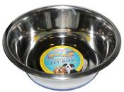 Stainless Steel Non Slip Pet Dish 4L 10.75in image