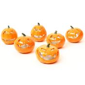 Pumpkin Battery Tealight Decoration – Assorted Designs