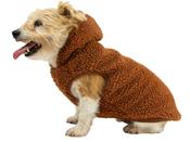 Ancol Teddy Sherpa Fleece Dog Coat Terracotta Medium image