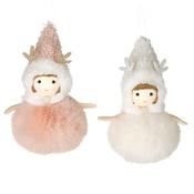 Pom Pom Christmas Girls with Antlers image