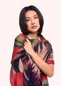 Wool Wrap Scarf - Tulip image
