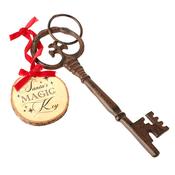 Oversized Cast Iron Santa's Magic Key Christmas Decoration image