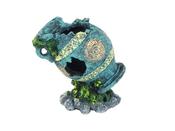 Aqua Dreamscapes Roman Blue Vase Smashed 10cm image