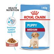 ROYAL CANIN Medium Puppy Gravy Pouch (140g)