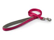 Ancol Viva Padded Nylon Lead Raspberry12mmx1m image