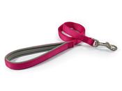 Ancol Viva Padded Nylon Lead Raspberry19mmx1m image