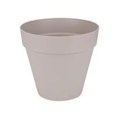 Elho Loft Urban Round 40cm With Wheels Warm Grey