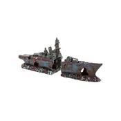 Shipwreck Frigate 2 piece 73 × 16.5 × 28.5cm