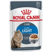 Royal Canin Ultra Light in Gravy Cat Food Pouch - 85g image