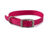 Ancol Viva Dog Collar Nylon Raspberry (20-26cm) Size 1 image
