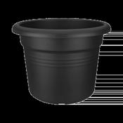 Elho Green Basics Cilinder 80cm Plastic Pot Living Black image