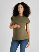 JoJo Maman Bébé Khaki Green Boyfriend Maternity Cotton T-Shirt