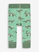 JoJo Maman Bébé Khaki Green Dino Extra Thick Leggings