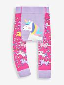 JoJo Maman Bébé Lilac Purple Unicorn Extra Thick Leggings