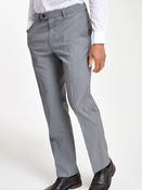 Light Grey Regular Fit Stretch Smart Trousers