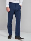 Bright Blue Regular Fit Stretch Smart Trousers image