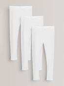 White Regular Fit Leggings 3 Pack (3-16yrs)