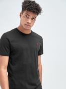 Black Regular Fit Stag T-Shirt