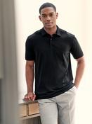 Black Regular Fit Short Sleeve Jersey Polo Shirts 3 Pack