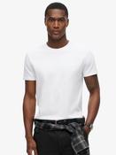 Superdry White Essential Short Sleeve Embroidered T-Shirt