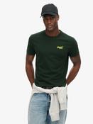 Superdry Forest Green Essential Short Sleeve Embroidered T-Shirt