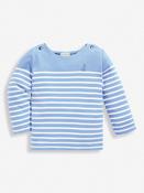 JoJo Maman Bébé Blue Long Sleeved Breton Top