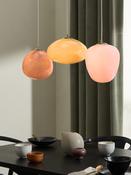 MADE.COM Pink Adrianne Linear Pendant Light