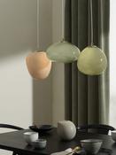MADE.COM Green Adrianne Linear Pendant Light