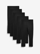 Black Leggings 5 Pack (3-16yrs) image