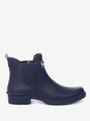 Barbour® Navy Wilton Short Wellington Boots