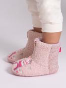 Totes Pink Childrens Peppa Pig Bootie Winter Slippers