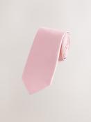 Pink Slim Textured Tie