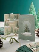 Green / Natural Forest 20 Pack Christmas Cards
