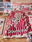 Eleanor Bowmer Stripe Cat Knitted Throw