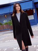 Friends Like These Black Tailored Mid Length Single Button Coat image