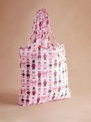 Cath Kidston Pink London Dogs Foldaway Shopper Bag
